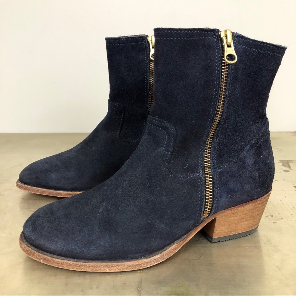 H by Hudson Riley Double Zip Pistol Ankle Boot